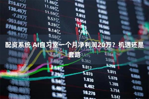 配资系统 AI自习室一个月净利润20万？机遇还是套路